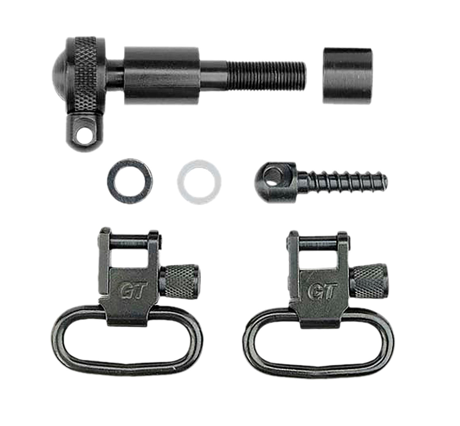 GrovTec GTSW18 Remington 760/7600 1" Black Oxide Locking Swivel Set Steel