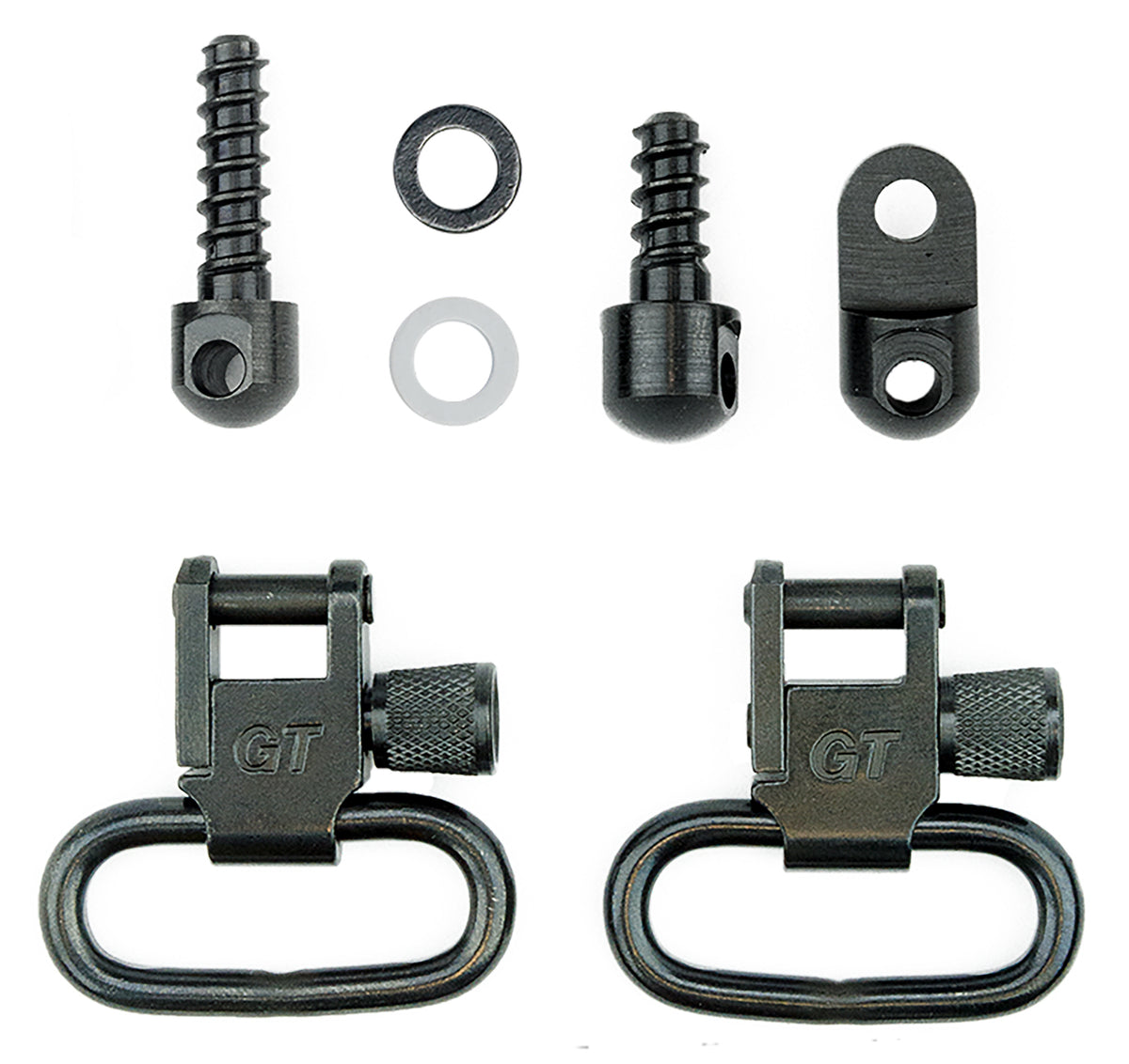 GrovTec GTSW27 Ruger 10/22 Fore End Adaptor Locking Swivel Set 1" Black