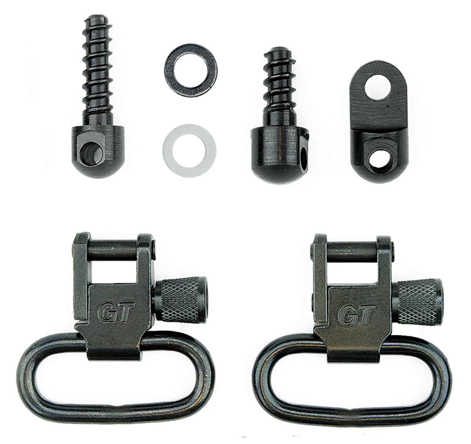 GrovTec GTSW27 Ruger 10/22 Fore End Adaptor Locking Swivel Set 1" Black