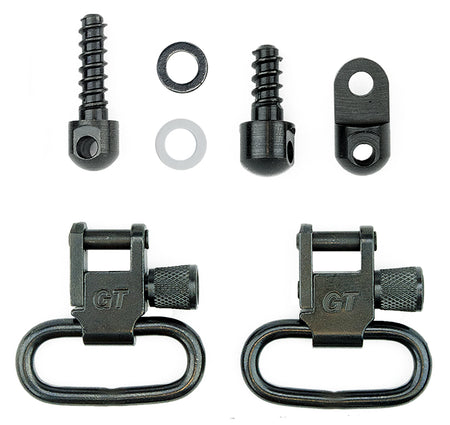 GrovTec GTSW27 Ruger 10/22 Fore End Adaptor Locking Swivel Set 1" Black