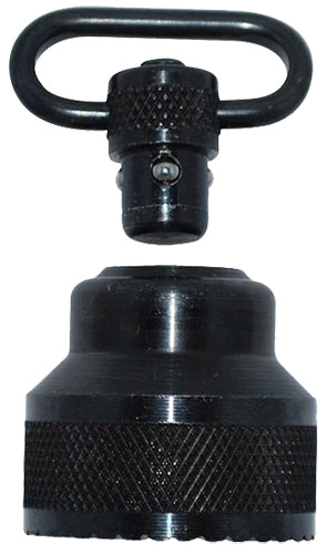 GrovTec GTSW298 12 Gauge Shotgun Mag Cap Push Button Swivel Set Black Oxide Mossberg 590/835