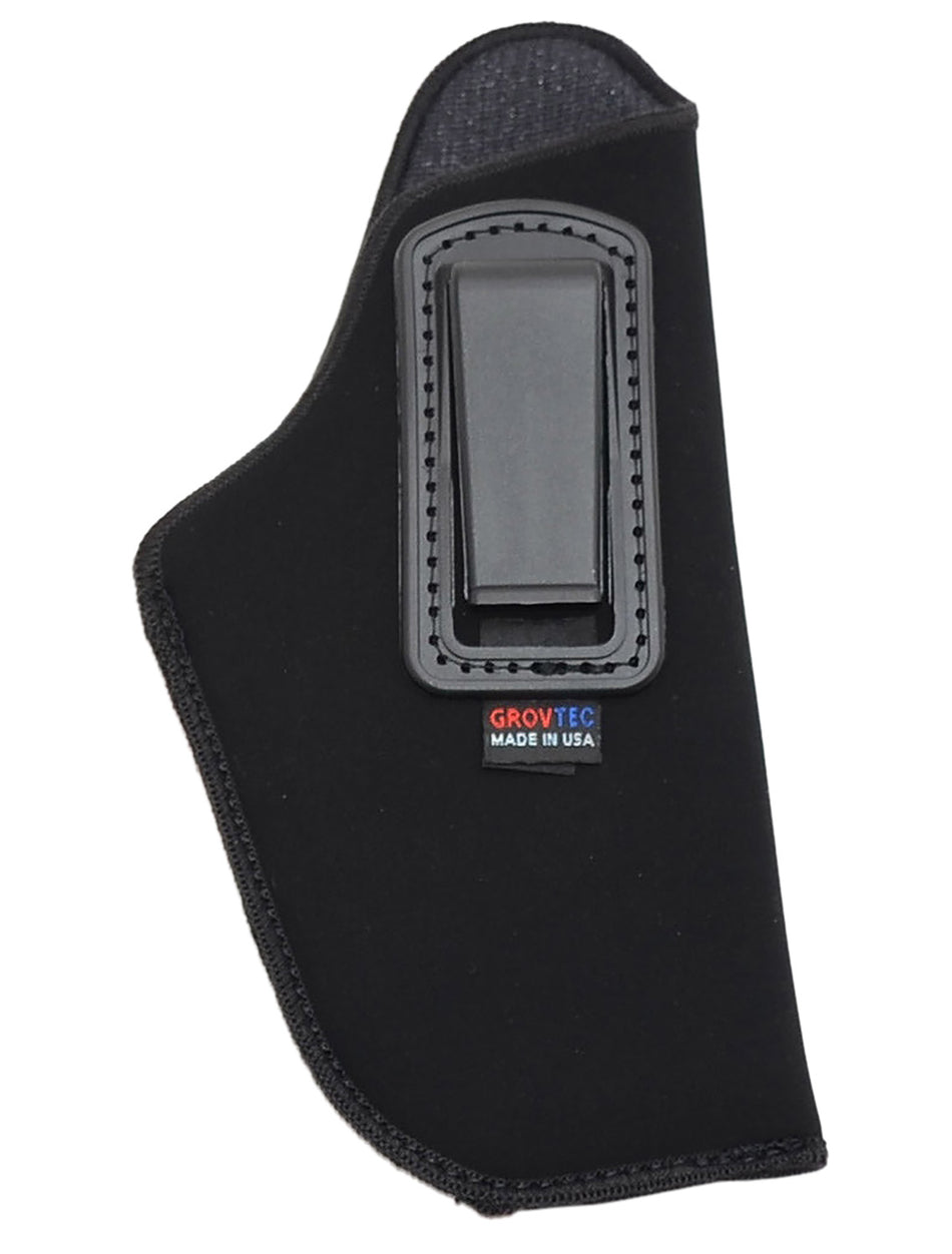 GrovTec GTHL14115R Inside The Pants IWB Size 15 Black Suede Holster Large Semi-Auto 3-4" Barrel Right Hand