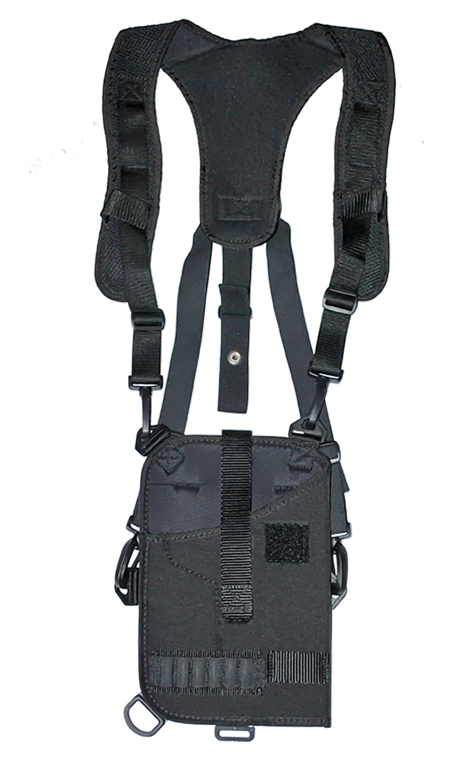 GrovTec GTHL14902R Trail Pack Black Nylon Shoulder Harness Holster Fits Medium/Large DA Revolver Ambidextrous