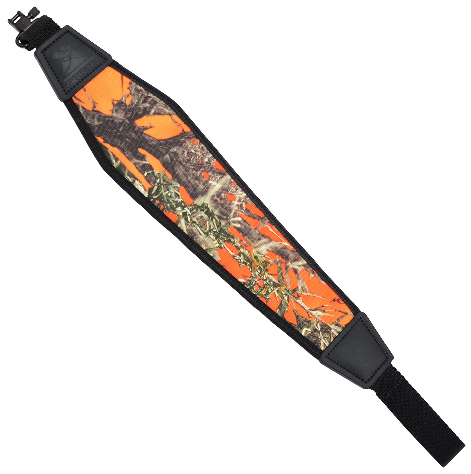 GrovTec US GTSL32 TrueTimber Blaze Orange Nylon Rifle/Shotgun Sling 48" OAL