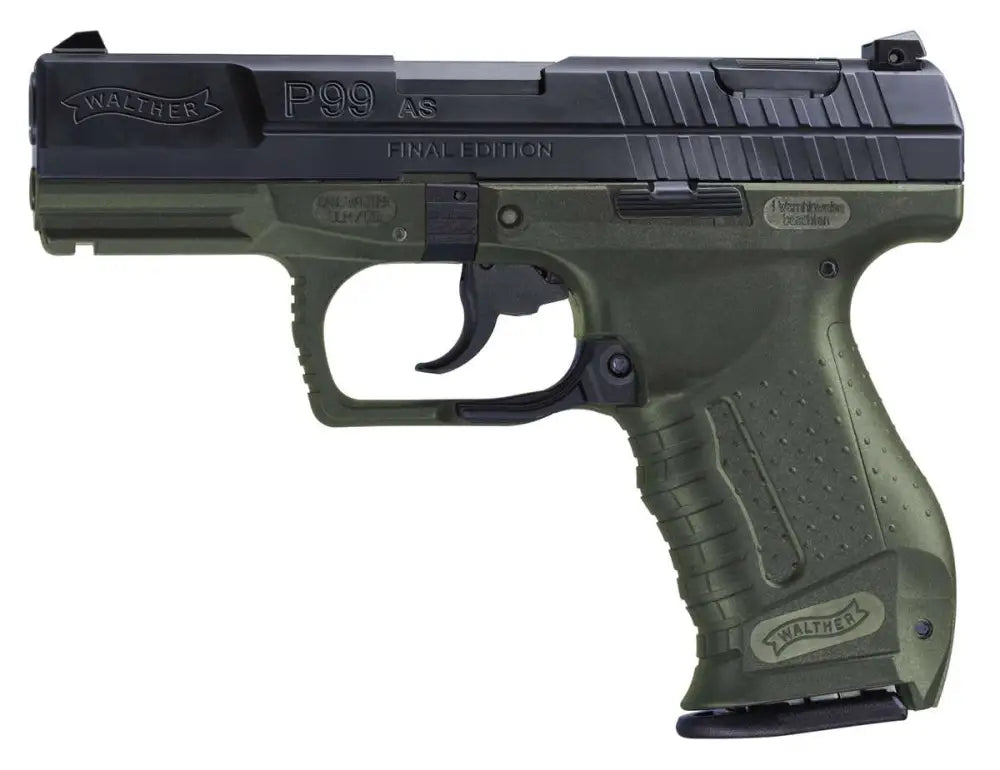 WALTHER P99 FINAL EDITION 9MM PISTOL ODG/BLK