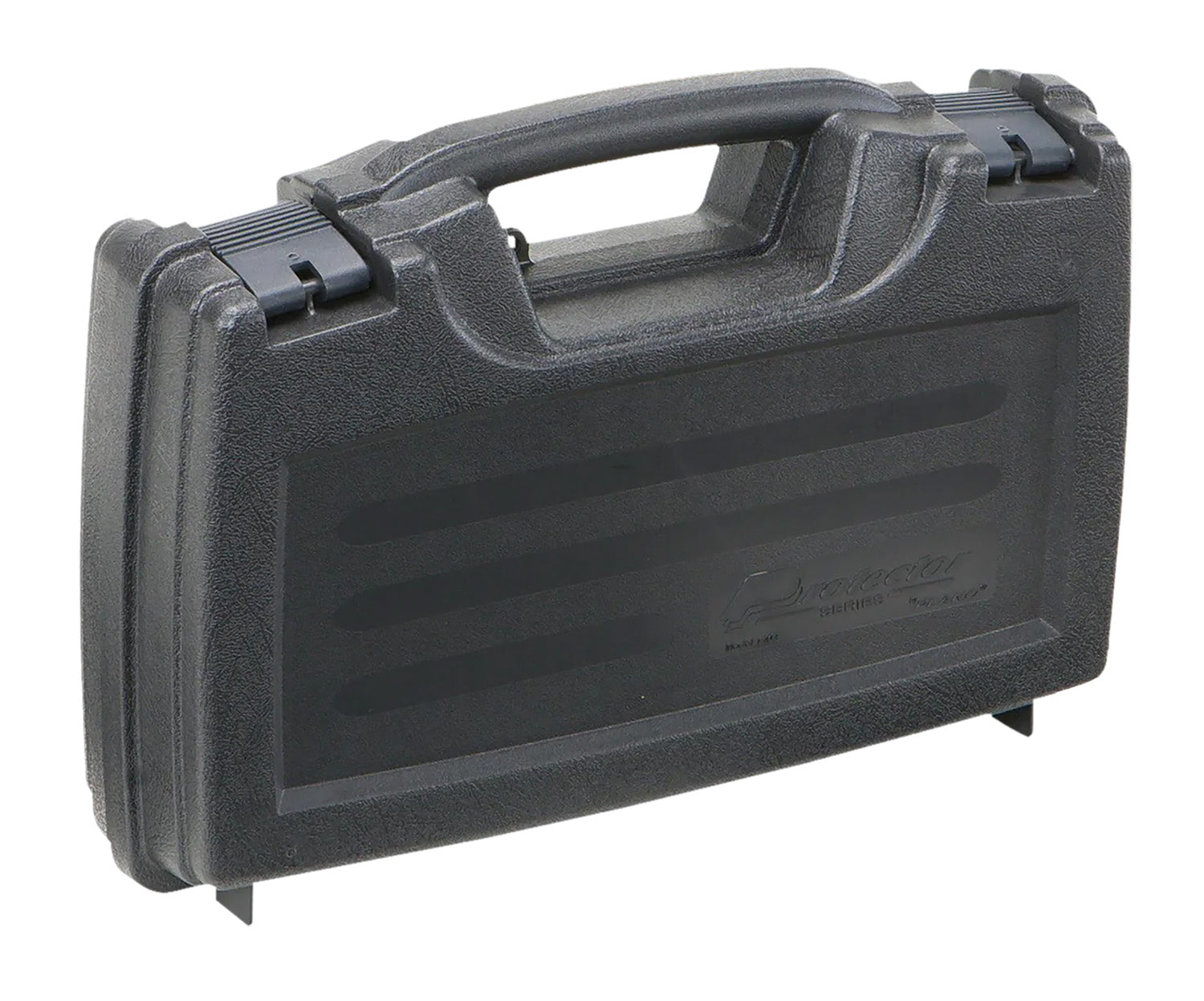 Plano 140300 Protector Pistol Hard Case Black with Padlock Tabs