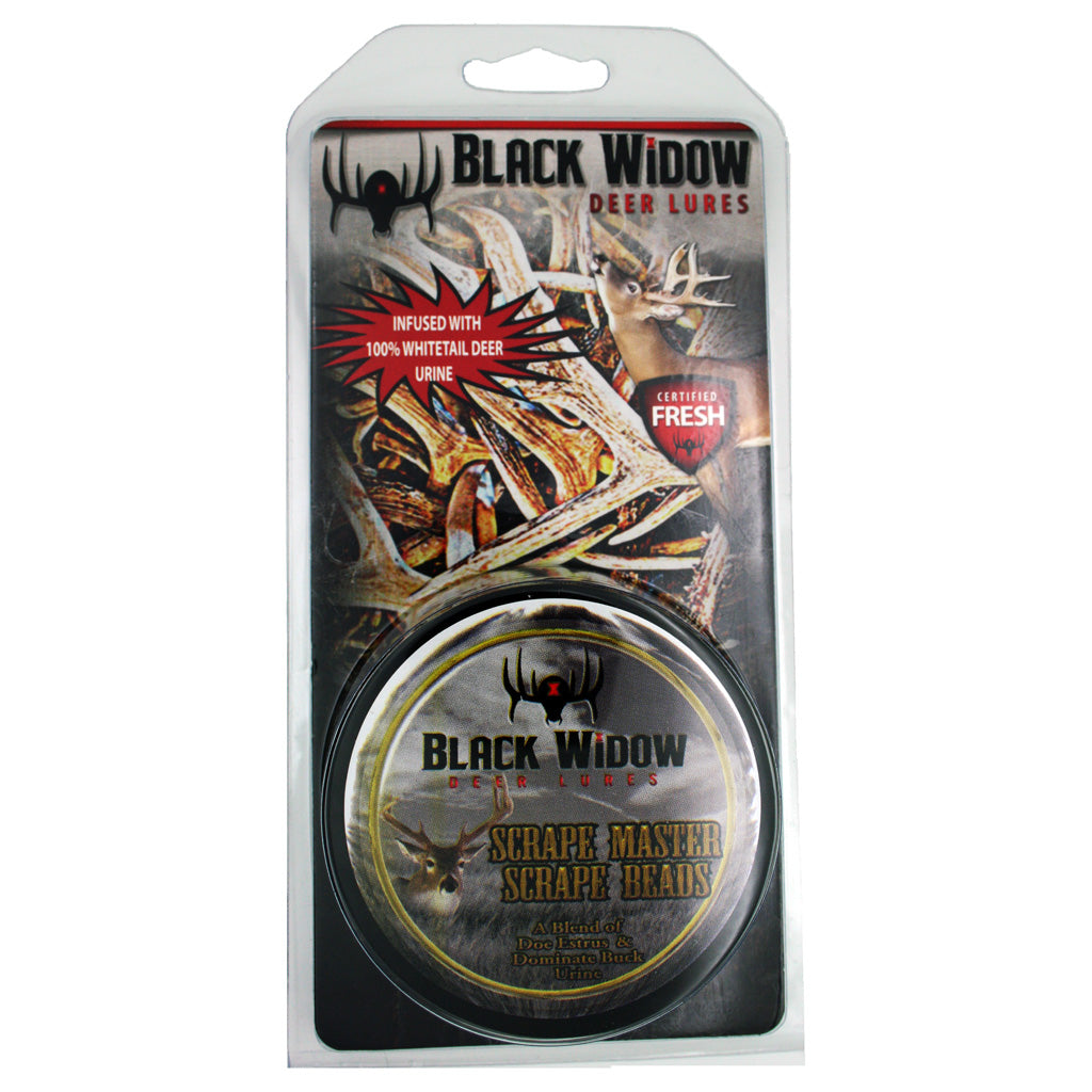 Black Widow 2 oz. Scrape Beads Scrape Master Deer Attractant