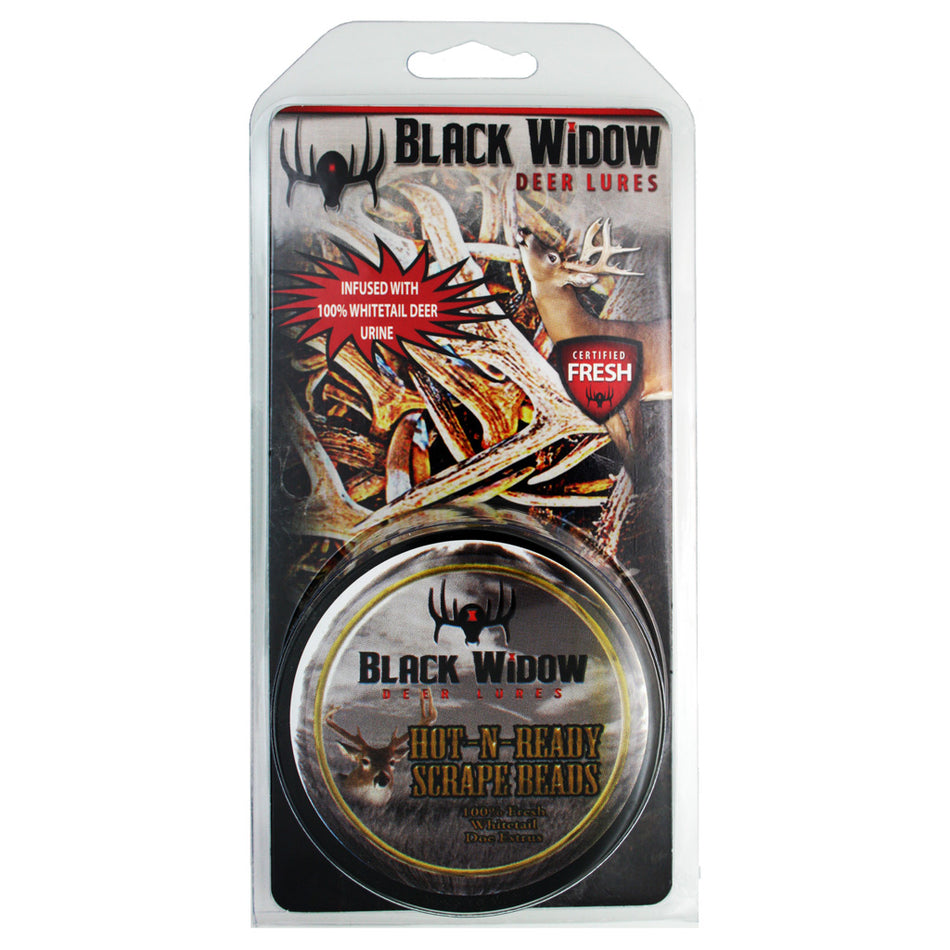 Black Widow 2 oz. Hot N Ready Scrape Beads Deer Scent