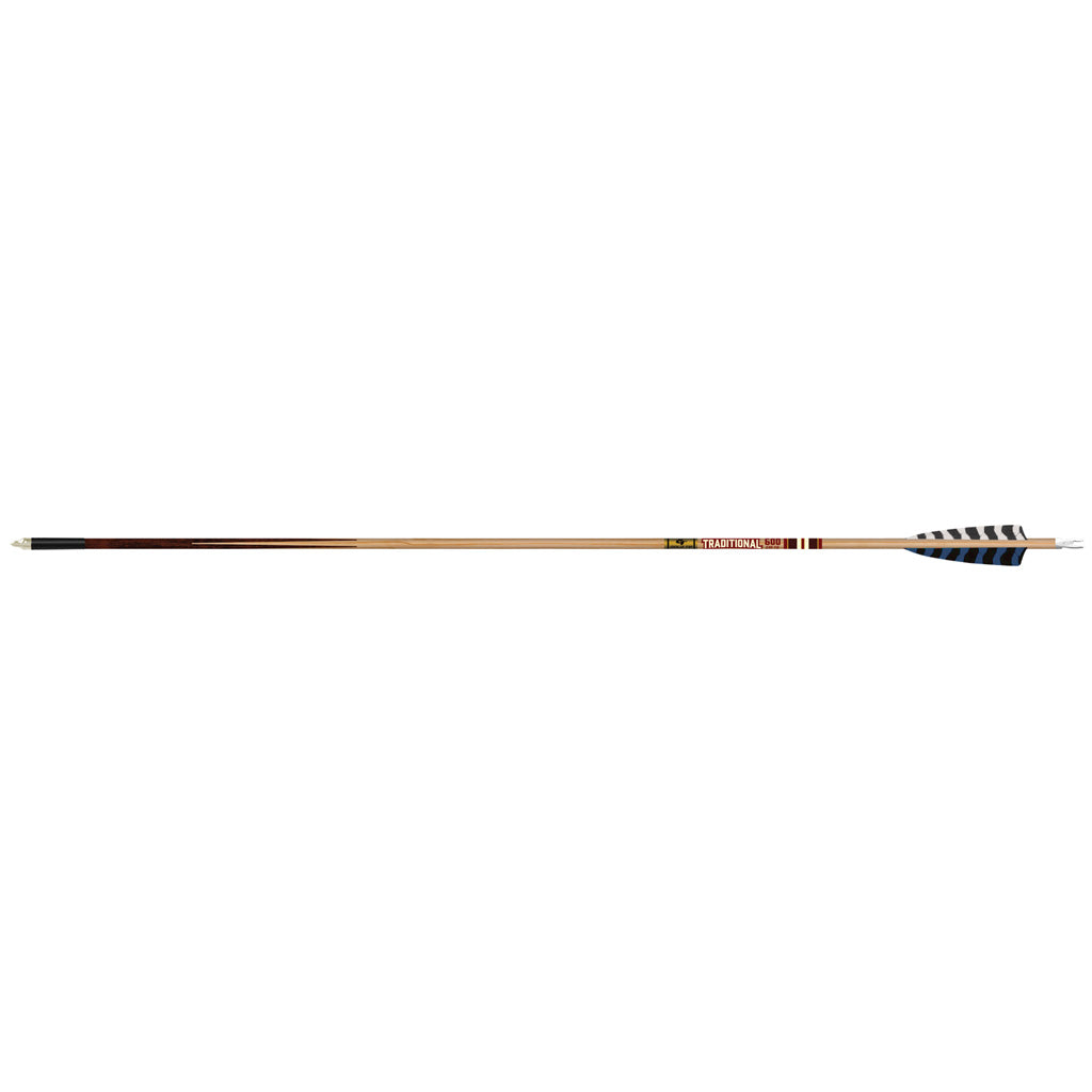 Gold Tip Traditional Classic XT 500 Spine Arrows 4 in. Feather Fletched 6 pk.