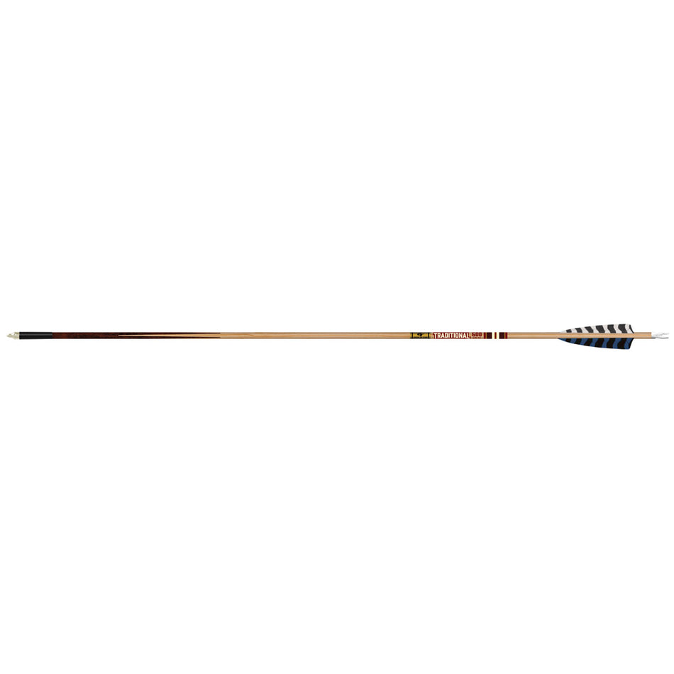 Gold Tip Traditional Classic XT 500 Spine Arrows 4 in. Feather Fletched 6 pk.