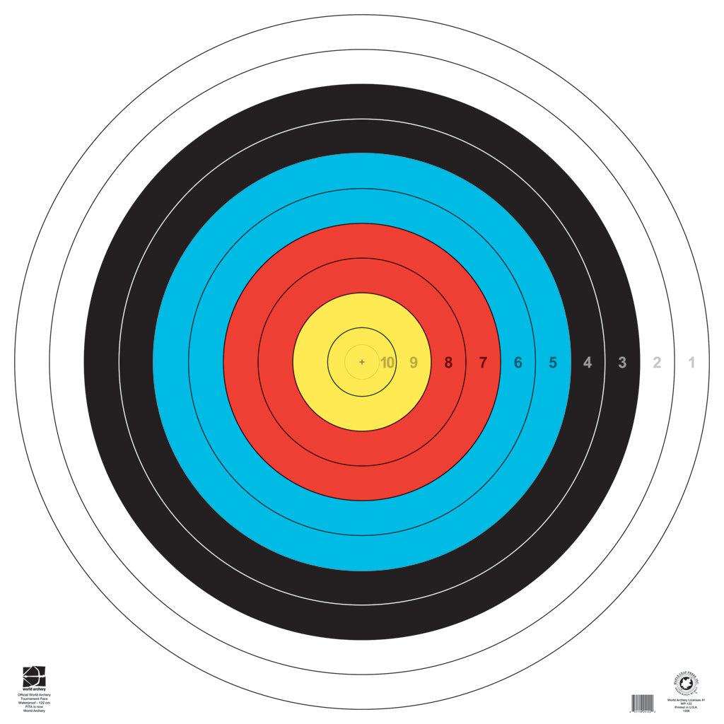 Maple Leaf 122 cm Archery Target Face Waterproof Material 15 pk