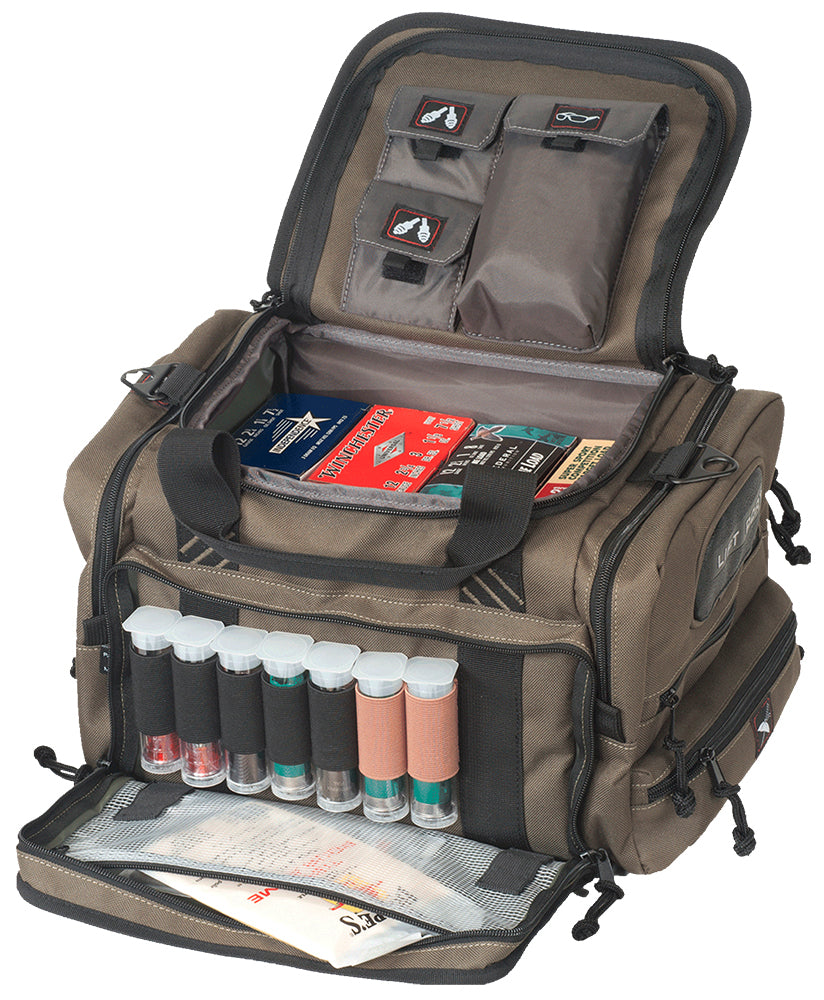 GPS 1411SC Sporting Clays OD Green Nylon Range Bag Visual ID Storage Holds 8-10 Shot Shell Boxes