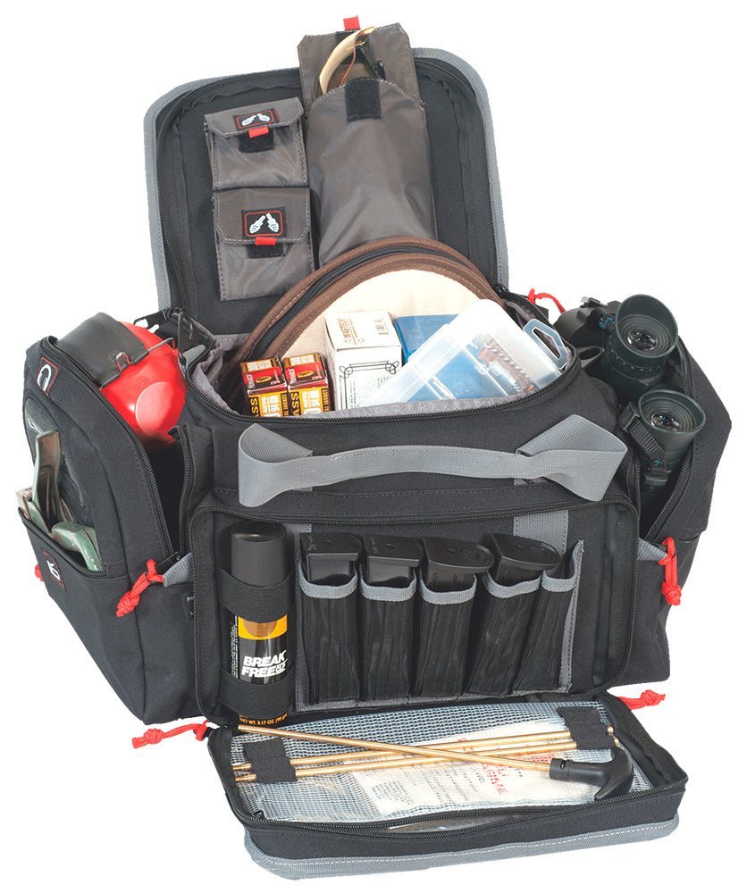 GPS Bags 1411MRB Medium Black Nylon Range Bag with Shoulder Strap