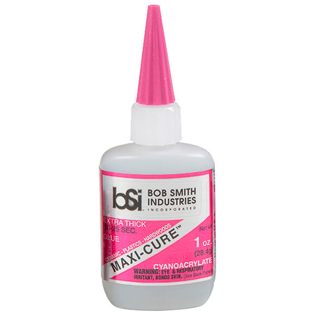 Bob Smith Maxi-Cure Extra Thick CA Glue for Vanes and Feathers 1 oz