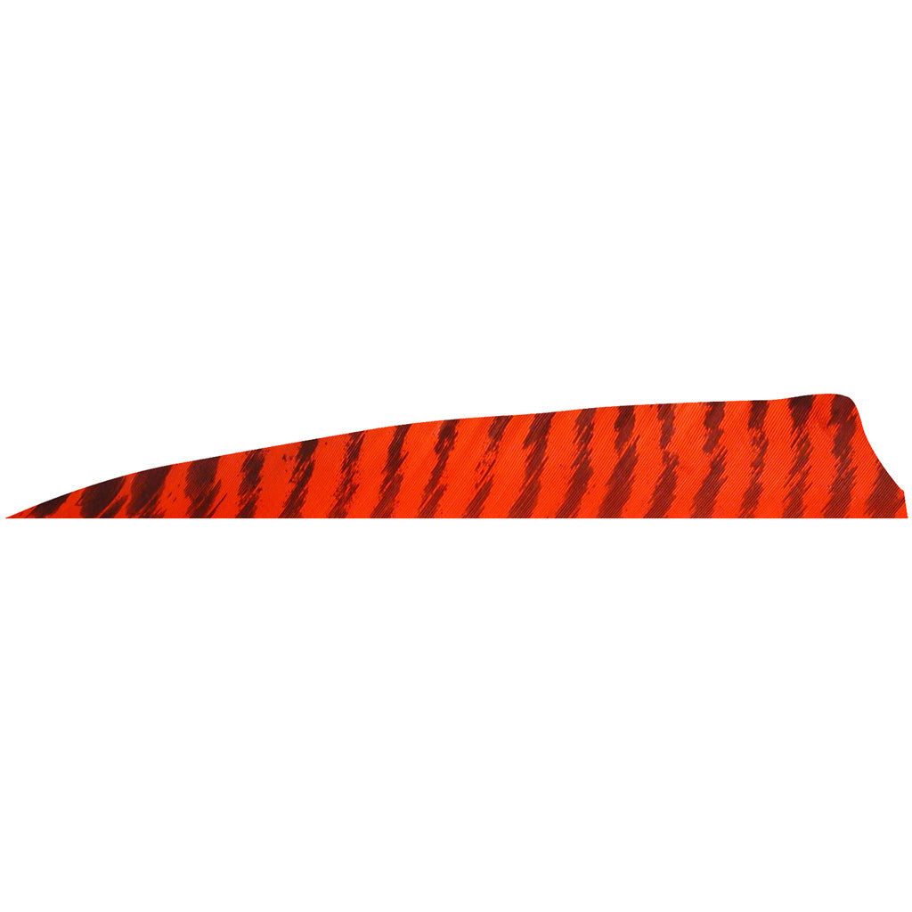 Gateway Barred Red Shield Cut 4 in. RW Arrow Feathers 100 Pk.