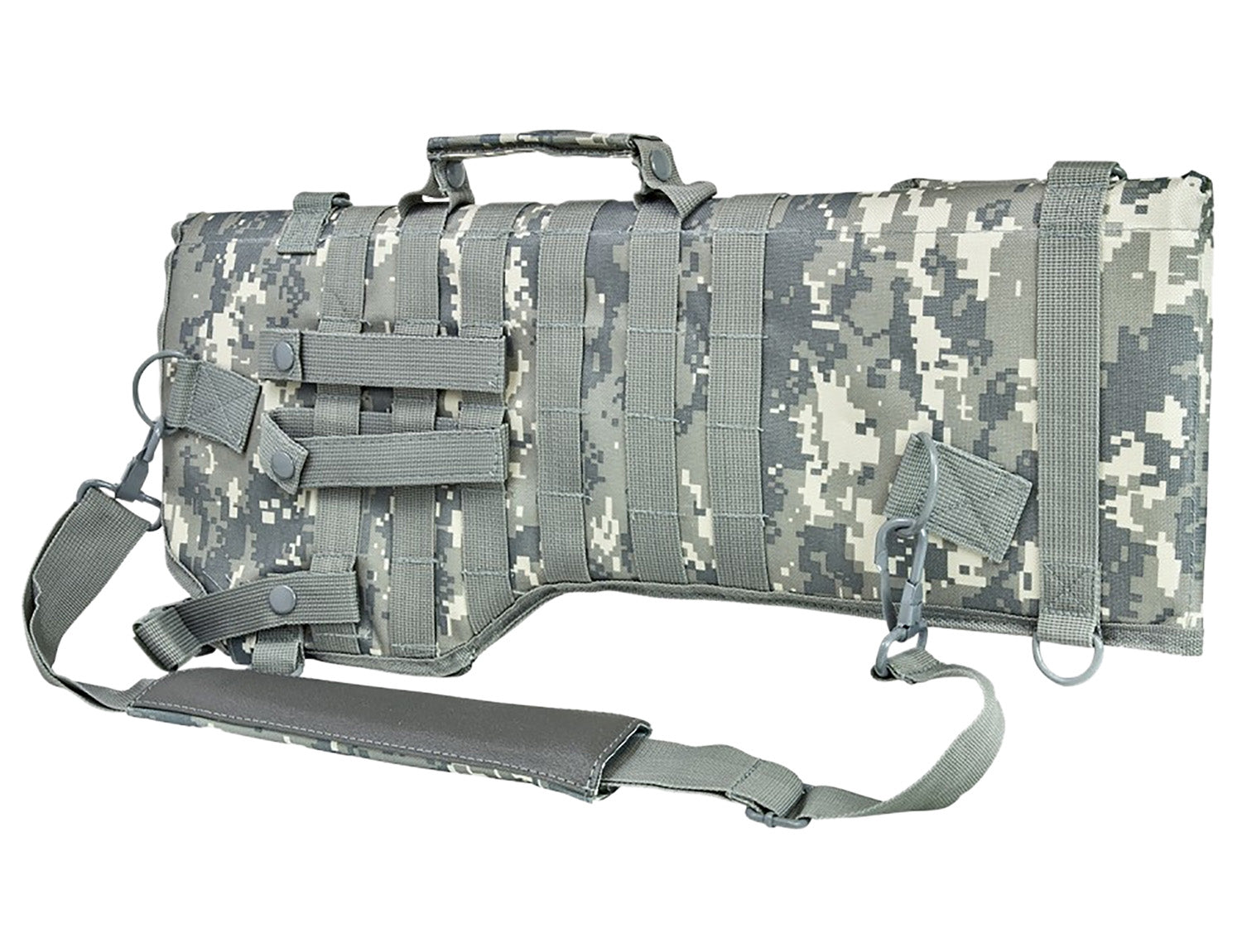 NcStar VISM Digital Camo Tactical Scabbard 28.5 Inch MOLLE Compatible D-Rings