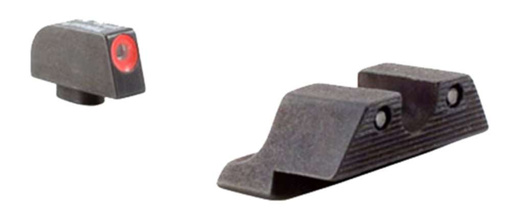 Trijicon 600538 HD Tritium Night Sight Set Orange Outline Front for Glock 17/17L/19 Standard Frame