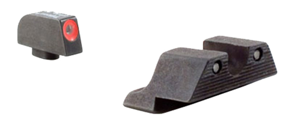 Trijicon 600538 HD Tritium Night Sight Set Orange Outline Front for Glock 17/17L/19 Standard Frame