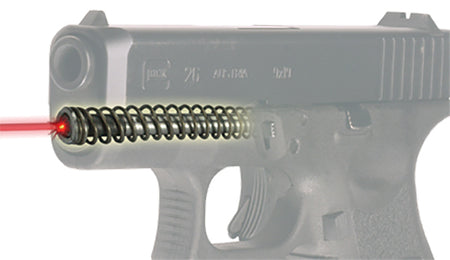 LaserMax LMS1161G4 Glock 26 Gen 4 Red Guide Rod Laser System Black