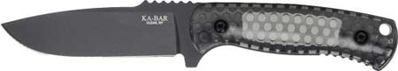 KA-BAR Les George Cool Name 4.25" Drop Point Blade Fixed Knife with Sheath