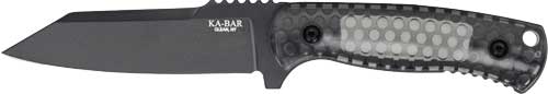 KA-BAR Les George Cool Name 4.62" Reverse Tanto Blade Fixed Knife with Sheath