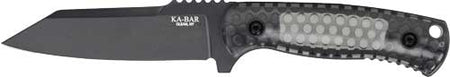 KA-BAR Les George Cool Name 4.62" Reverse Tanto Blade Fixed Knife with Sheath