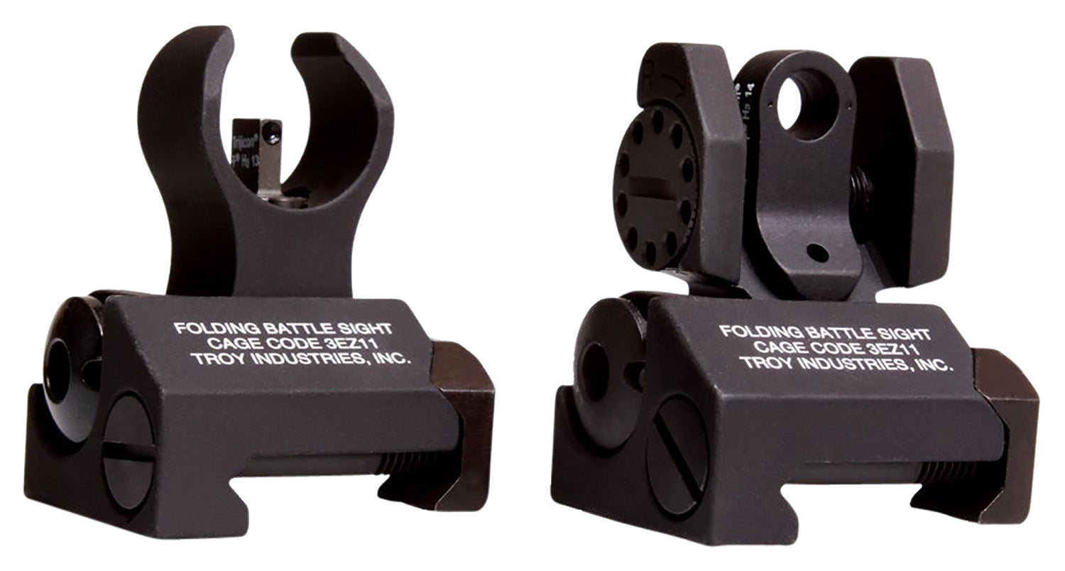 Troy Industries Micro BattleSight Set HK Front Round Rear Black Anodized Iron Sight Set