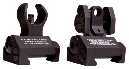 Troy Industries Micro BattleSight Set HK Front Round Rear Black Anodized Iron Sight Set