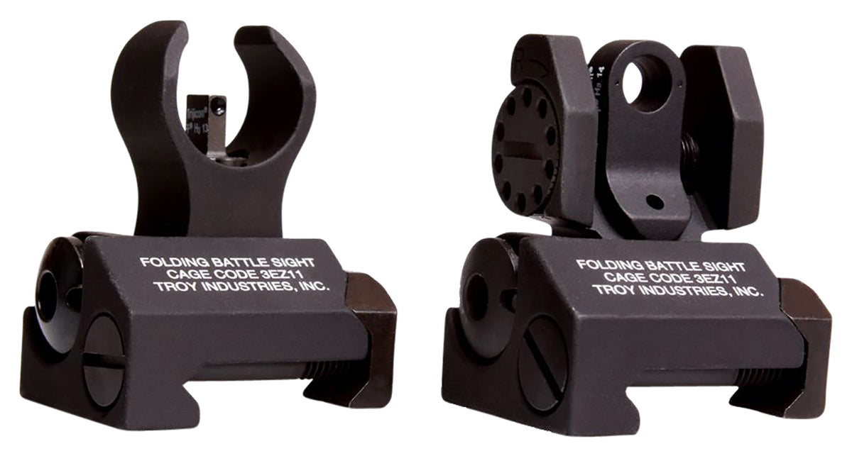 Troy Industries Micro Tritium BattleSight Set HK Front Round Rear Black Anodized