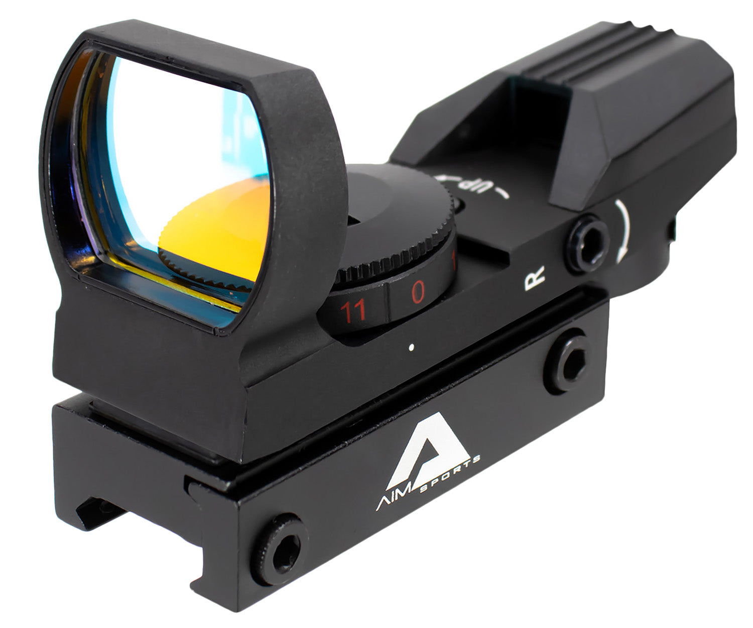 Aim Sports RT401 Matte Black Classic Red Multi-Reticle Reflex Sight 1x34mm