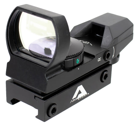 Aim Sports RT403 Matte Black Classic Red/Green Dual-Illuminated Reflex Sight 1x34mm