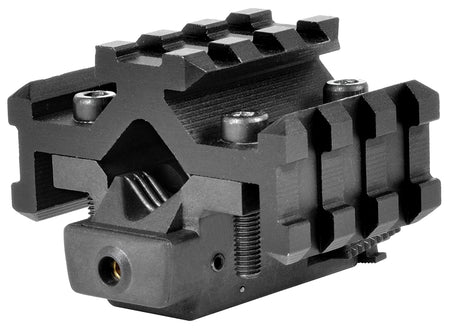 NcStar ATRLS Red Laser Universal Tri-Rail Barrel Mount Anodized Black