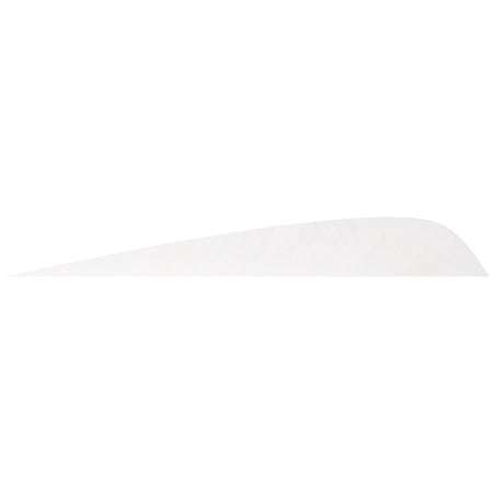 Gateway White 4-Inch Parabolic Arrow Feathers Pack of 12