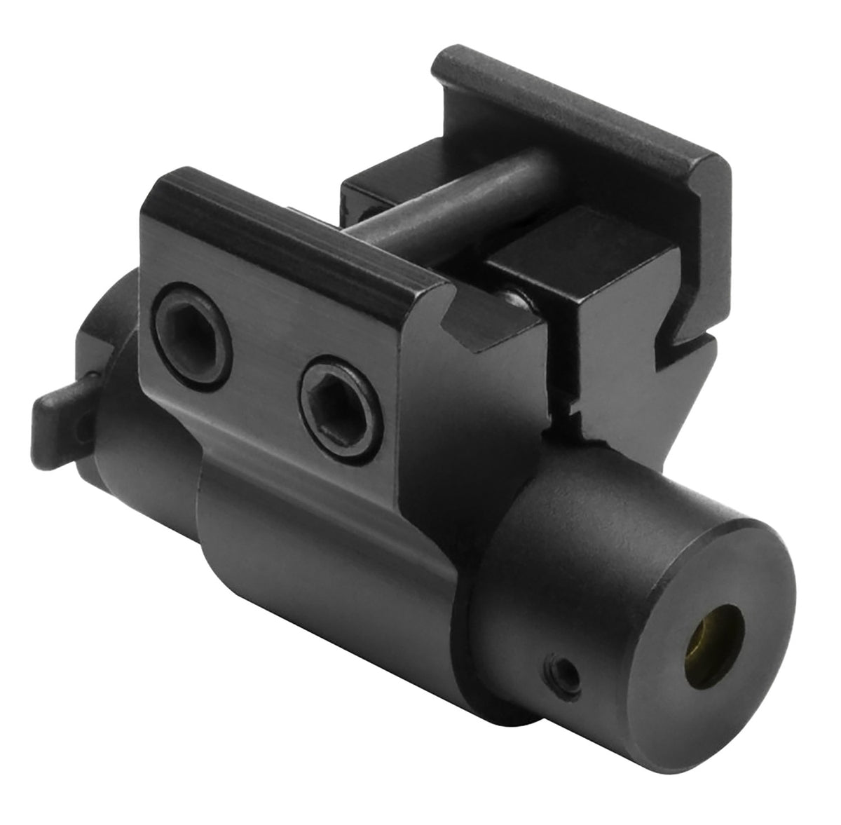 NcStar ACPRLS Compact Rail Mount Red Laser for Pistols Black Anodized
