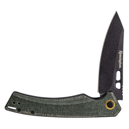 Remington EDC Coping Blade Folder Dark Green Micarta Handle 4.5in