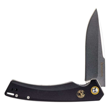 Remington EDC Liner Lock Folder 4.75in Drop Point Blade Black G10 Handle