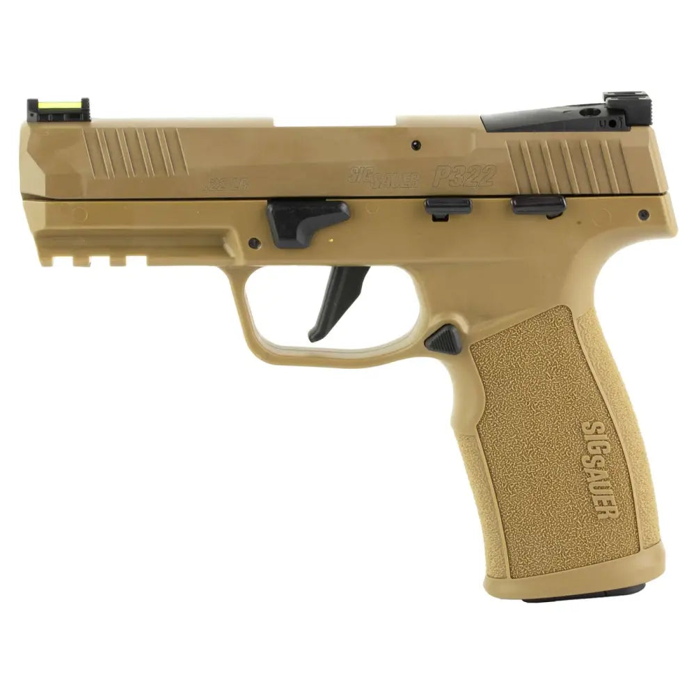 dSIG SAUER P322C 22LR PSTL COYOTE TAN TACPAC 3-20RD, HOLSTER