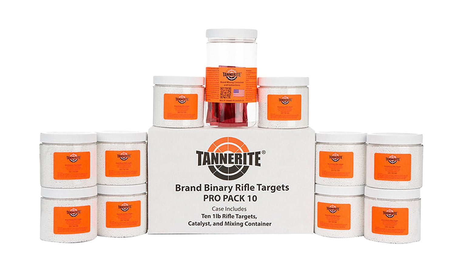 Tannerite Pro Pak PP410 10-Count 1 lb Exploding Targets with Premeasured Catalyst for Centerfire Rifle