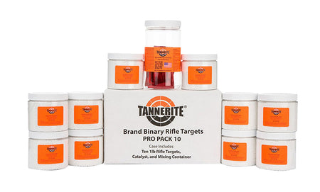 Tannerite Pro Pak PP410 10-Count 1 lb Exploding Targets with Premeasured Catalyst for Centerfire Rifle