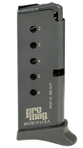 ProMag RUG13 Ruger LCP Blued Steel 6-Round .380 ACP Mag