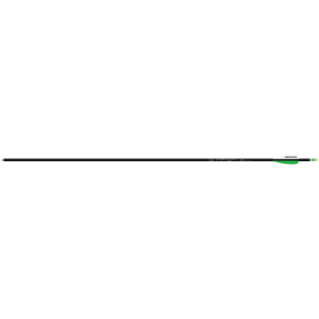 Easton Genesis Arrows 1820 Black 7075 Alloy 6-Pack