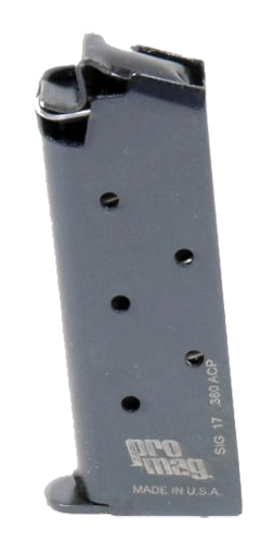 ProMag SIG17 Sig Sauer P238 .380 ACP 6-Round Standard Blued Steel Magazine