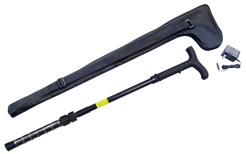 Zap ZAPCANE Adjustable Stun Cane 1 Million Volt Rechargeable LED Flashlight