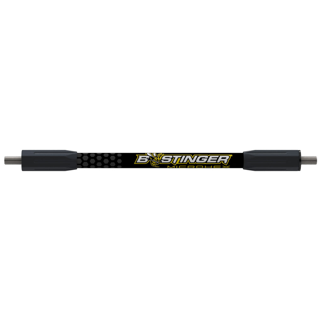 Bee Stinger MicroHex V-Bar Stabilizer 10 Inch Blackout Stainless Steel Stud