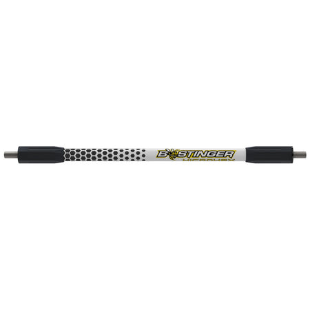 Bee Stinger MicroHex V-Bar Stabilizer 15 Inch Black and White Stainless Steel Stud