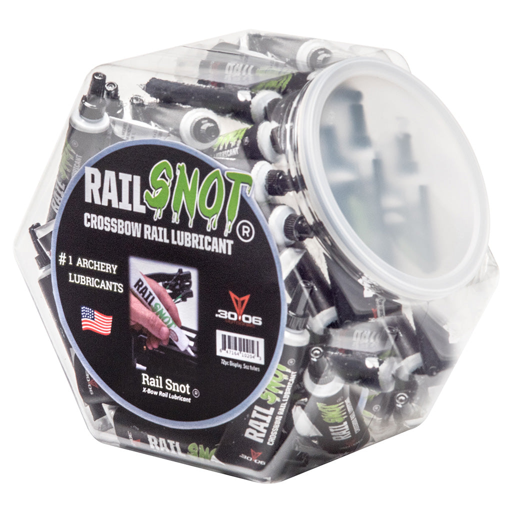 30-06 Rail Snot Crossbow Lube Counter Display 72 Piece .5 oz