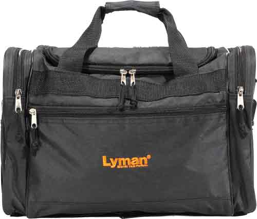 Lyman Handgun Range Bag 600D Black Nylon Carry Strap