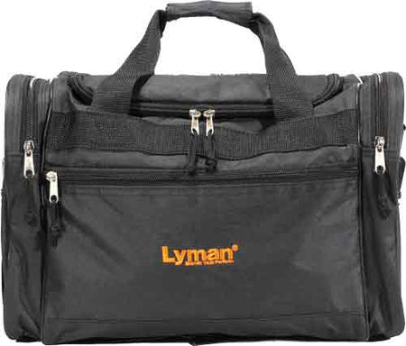 Lyman Handgun Range Bag 600D Black Nylon Carry Strap