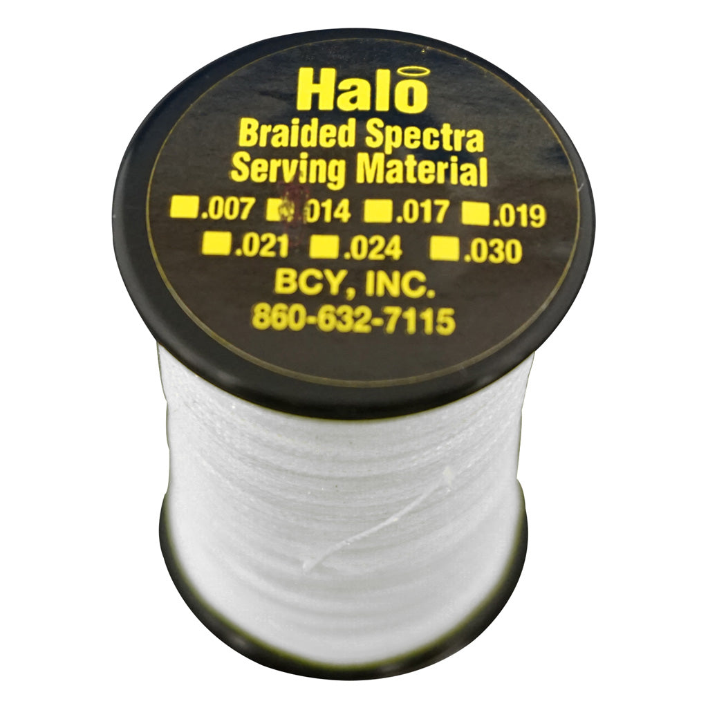 BCY Halo White Serving Material .014 in. 120 Yards
