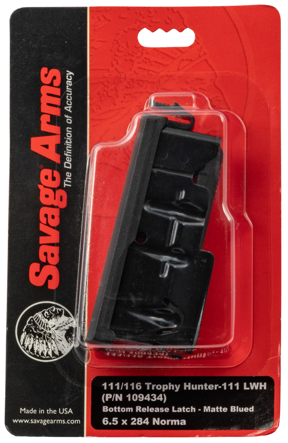 Savage Arms 55234 Blued Detachable 4-Rd Magazine 6.5x284 Norma Axis Series